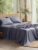 Bedsure Queen Sheet Set, Cooling Sheets for Queen Size Bed Set, Rayon Derived from Bamboo, PureWoven, Breathable & Soft, Deep Pocket Up to 16″, Hotel Luxury Silky Bedding for Hot Sleepers, Dark Grey