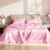 Love’s cabin Satin Queen Sheets Set – 4 Piece Pink Silky Bed Sheets Set with Deep Pocket, Luxury Silk Feel Satin Queen Size Sheet Set (1 Flat Sheet, 1 Fitted Sheet, 2 Pillow Cases)