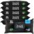 DUDE Wipes Unscented Flushable Wipes – Extra-Large Adult Wet Wipes for Sensitive Skin – 6 Pack (288 Count) – Infused with Vitamin E and Aloe – Septic and Sewer Safe
