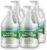 JERMEE Moisturizing Hand Sanitizer Gel, 70% Alcohol – Kills 99.99% Germs, Enhanced with Vitamin E and Aloe Vera – Crystal Clear Gel, Refreshing Scent, Made in USA – 1 Gallon 4 Pack