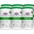 Clorox Healthcare Hydrogen Peroxide Cleaner Disinfectant Wipes, 6.75″ x 5.75″, 155 Count, Pack of 6 (Package May Vary)