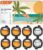 DRIVEJOY Car Air Freshener Vent Clips, 8 PK, 6 Hawaiian, 2 New Car, Car Fresheners for Men Women, Up to 240 Days, Natural Odor Eliminator