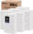 UNIMADE Washcloths Bulk – 200 Pack – Face Towels (12″ x 12″), Highly Soft Wash Cloths and Hand Towels, Fast Drying Multi-Purpose Microfiber Cleansing Cloths for Bathroom, Hotel, Spa, and Salon – White