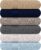 KAHAF Collection 6-Pack Bath Towels – Lightweight – Extra Absorbent – 100% Cotton – Shower towels (Multi, 27 inchesx54 inches)