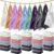 Newwiee 100 Pack Washcloths Bulk, Ultra Soft Wash Cloths 12 x 12 Inch Quick Dry Absorbent Microfiber Face Towel,Reusable Facial Fingertip Cloth for Spa Baby Shower & Craft(Multicolor)