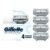 Gillette SkinGuard Men’s Razor Blades, 4 Blade Refills