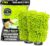 Chemical Guys Chenille Premium Scratch-Free Microfiber Wash Mitt for Car Washing – 2 Pack, Lime Green, Ultra-Soft Car Wash Gloves, Swirl-Free Finish, Safe for Trucks, SUVs, Motorcycles, and More