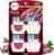 Febreze Plug-In Air Freshener, Odor-Fighting Scented Oil Refill for Home, Bathroom & Kitchen, Holiday Cranberry Crumble Scent, 0.87 oz Refills, 4 Count