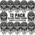 Chemical Guys Car Fresheners, Hanging Air Freshener, Black Frost Scent 12 Pack, Great for Cars, Trucks, SUVs, RVs, Home, Garage, Workspace, Dorm Room & More (4 x 3 Packs)