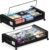 Under Bed Storage with Wheels, 2 Pack Under Bed Storage Containers with Clear Lids, XXL 65L Under Bed Storage Organizer, Rolling Under Bed Metal Drawer for Blanket, Clothes, Shoes (31 x 17 x 6.69 in)
