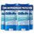 Gillette Antiperspirant and Deodorant for Men, 72hr Clinical Strength Sweat & Odor Protection, Long Lasting Freshness, Anti-White Mark Technology, Clear Gel, Cool Wave Scent, 3.8 oz (Pack of 4)