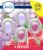 Febreze Bathroom Air Freshener, Odor-Fighting, Plug In Alternative, Air Fresheners for Small Spaces in Home, Bathroom, Kitchen, & Closet, Lilac & Watermelon Scents, 4ct (2 of Each Scent)