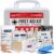 OSHA Compliant First Aid Kit – 10 Person, Type III, ANSI Class A, 111 Pieces Emergency Kit for Business, Office, Home, Vehicle, Truck, Car & Construction Site – Latex Free, Wall Mountable | ProHeal