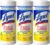 Lysol Disinfectant Wipes, Multi-Surface Antibacterial Cleaning Wipes, Dorm Room Essentials For Disinfecting and Cleaning, Lemon and Lime Blossom, 35 Count (Pack of 3)
