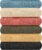 KAHAF COLLECTION 6 Pack Bath Towels Set (27 x 54 Inches) 100% Ring Spun Cotton, Lightweight, Quick Dry, Highly Absorbent Towels Multicolor, (27×54) Inches