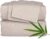 Pure Bamboo King Sheets, Genuine 100% Organic Viscose Derived from Bamboo Bed Sheet Set, Luxuriously Soft & Cooling, Double Stitching, 2 Year Quality Promise (King, Sand)