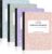 Yeplan Composition Notebooks 4 pack, Wide Ruled Notebook Paper, 9 3/4″ x 7 1/2″, 80 Sheets/160 Pages, Aesthetic Marble Composition Notebook for School & Office Supplies (4, Pastel Marble Colors)