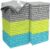AIDEA Microfiber Cleaning Cloth-50PK, Soft Microfiber Towels for Cars, Absorbent Cleaning Rags, Lint-Free Streak-Free Wash Cloths for House, Kitchen, Window(12in.x12in)