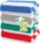 Utopia Towels Pack of 4 Cabana Beach Towels, Oversized 30 x 60 Inches Cotton Beach Towel Set, Smooth Ring Spun Texture for Pool and Swim Days, Modern Striped Design Bath Towels
